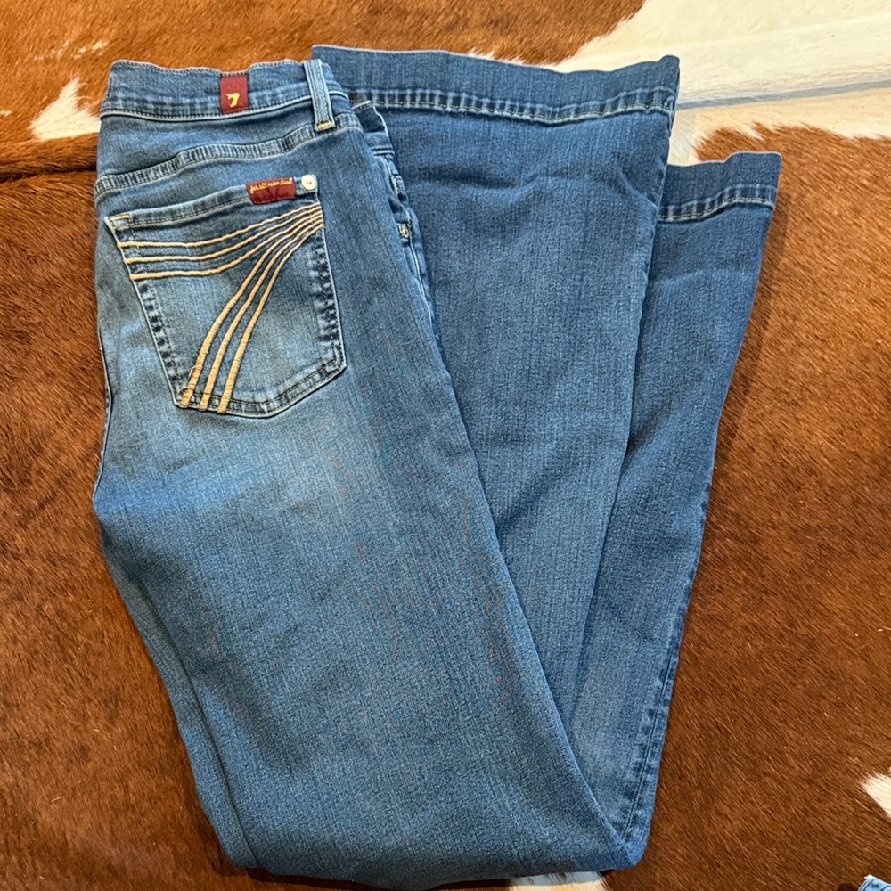 7 For All Mankind Women's dojo flare Jeans